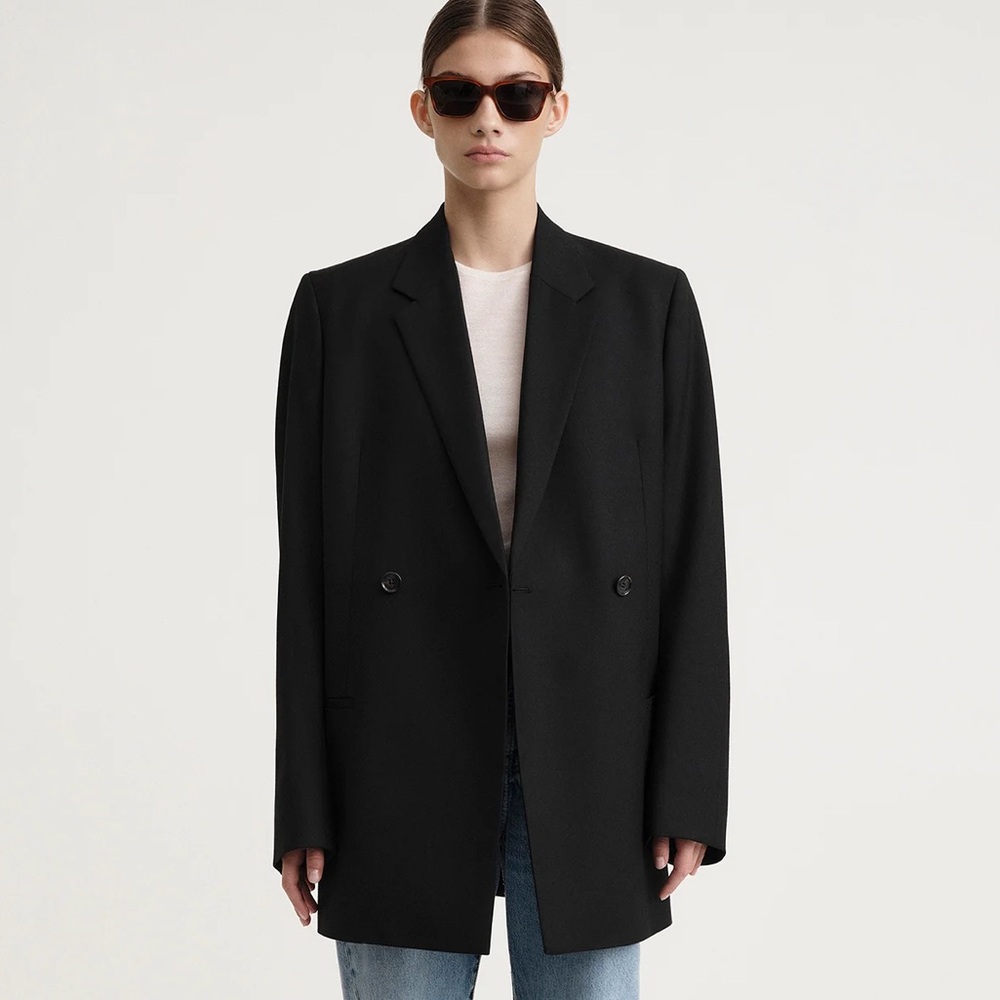 ‼️SOLD‼️ Toteme Double Breasted Blazer - Black